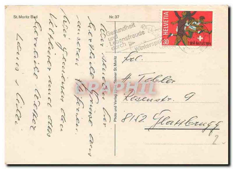 Modern Postcard St Moritz