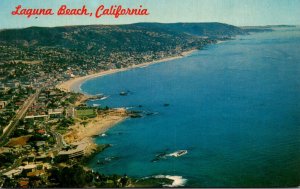 California Laguna Beach Looking Southeast Over Crescent Beach