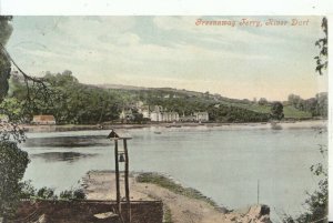 Devon Postcard - Greenaway Ferry - River Dart - Ref 12139A
