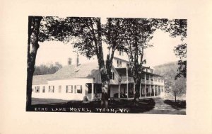 Tyson Vermont Echo Lake Hotel Real Photo Vintage Postcard AA47927 