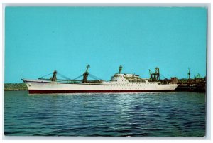 N.S. Savannah First Nuclear Powered Non Military Ship San Diego CA Postcard