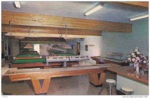 Highlands Billiards centre , interior , North Vancouver , B.C. , Canada 50-60s