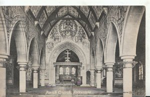 Kent Postcard - Parish Church - Interior - Folkestone - Ref TZ1868