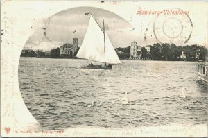 Germany Hamburg Uhlenhorst Vintage Postcard 03.59