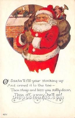 Santa Claus Christmas Unused 