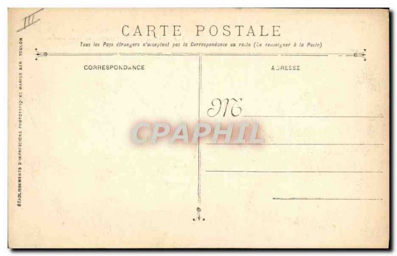 Postcard Old Boat Submarine Submarine Turquoise