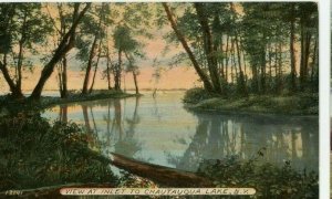 Postcard Early View of The Inlet to Chautuaqua Lake, NY.         T9