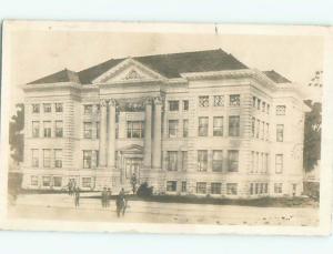 Old rppc BUILDING SCENE Architecture Postcard AB1177