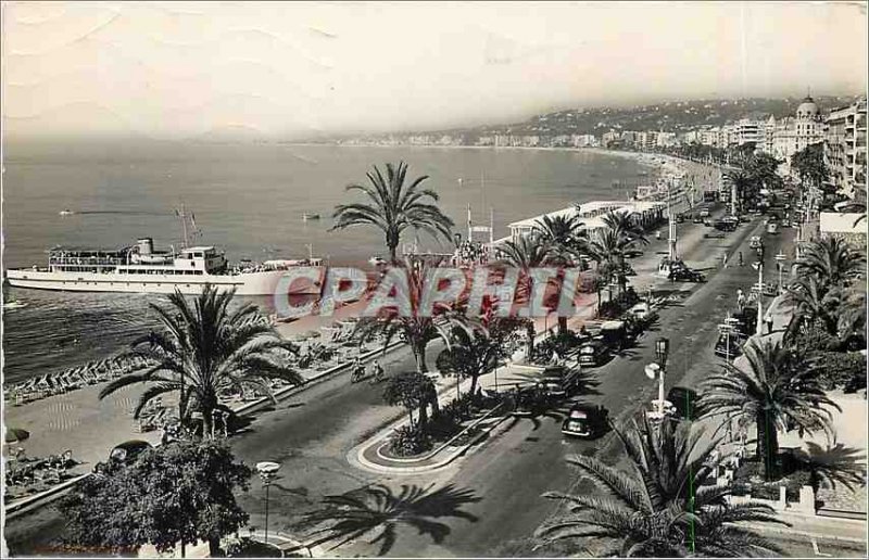 'Old Postcard Nice''s Promenade des Anglais and the Baie des Anges'