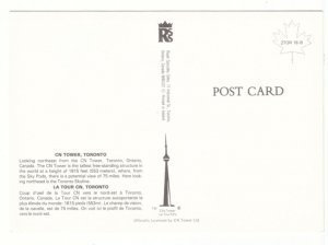 Looking Northeast From CN Tower, Toronto Ontario, Chrome Aerial View Postcard #2