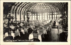 San Diego California CA Hotel Del Coronado Dining Room Real Photo Postcard