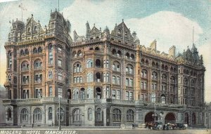 Midland Hotel, Manchester, England, Great Britain, early postcard, used in 1905