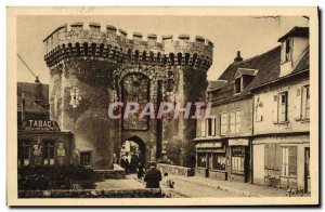 Old Postcard Chartres La Porte Guillaume Tobacco