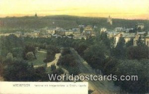 Nerothal mit Kriegerdenkmal u Griech Kapelle Wiesbaden Germany Unused 