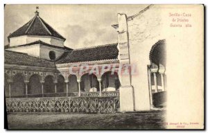 Old Postcard Sevilla Casa de Pilatos Galeria alta