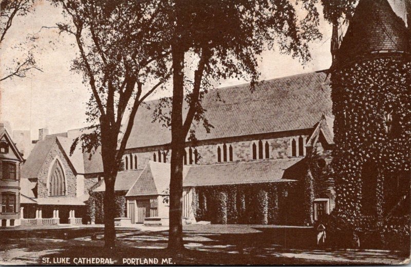 Maine Portland St Luke Cathedral 1908