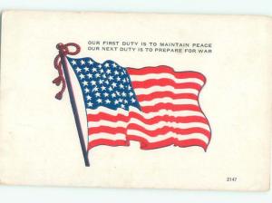 Divided-Back PATRIOTIC SCENE Great Postcard AB0275