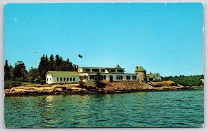 Sea And Shore Fisheries Aquarium Boothbay Harbor Maine ME Sea Exhibits Postcard