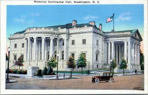 postcard Washington DC - Memorial Continental Hall