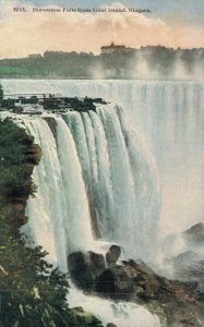 Canada Horseshoe Falls From Goat Island Niagara Vintage Postcard 07.31