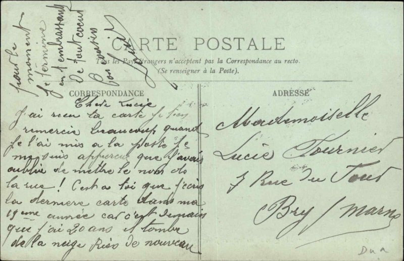 Calais THE QUEEN Steamship Front Stamp Postage Vintage Postcard