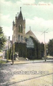 Christian Church - Hannibal, Missouri MO Postcard