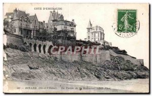 Old Postcard Dinard Cote D Emeraude the tip of the Malouine