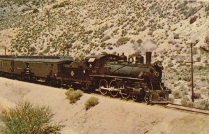 Northern 40 Baldwin 4-6-0 Steam Train - Crossing Nevada Desert in 1964