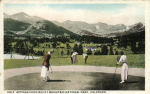 PC GOLF, COLORADO, ROCKY MOUNTAIN NATIONAL PARK COURSE, Vintage Postcard(b45779)
