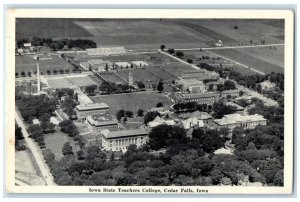 1943 Iowa State Teachers College Exterior Building Cedar Falls Iowa IA Postcard