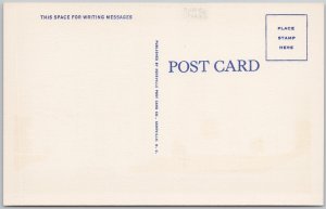 US Post Office Johnson City Tennessee Linen Postcard H79