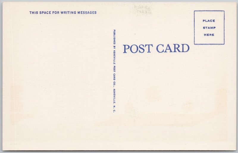 US Post Office Johnson City Tennessee Linen Postcard H79
