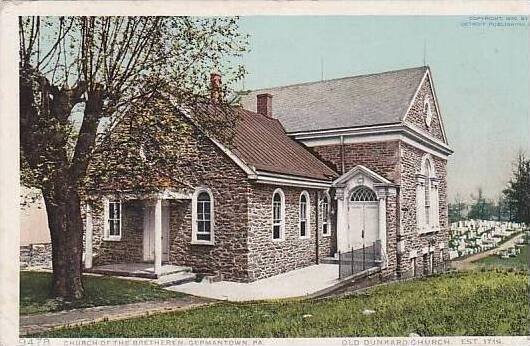 Pennsylvania Germantown Church Of The Bretheren