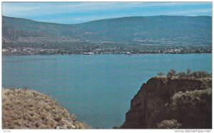 Penticton Seen from Sage Mesa, Okanagan Lake, B.C.,  Canada, 40-60s