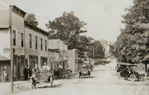 Lopez PENNSYLVANIA RPPC c1910 MAIN STREET #3 nr Wilkes-Barre Scranton Towanda PA