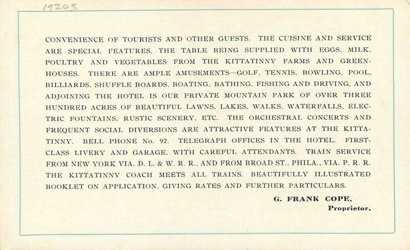 Pennsylvania Water Gap   Postcard undivided 22-7447