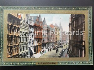 Warwickshire BIRMINGHAM Corporation Street c1911 by Raphael Tuck 729 Framed Gem