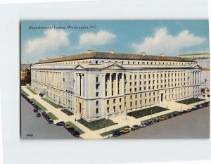 Postcard Department of Justice, Washington, District of Columbia