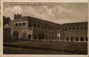 Jubbulpore Jabalpur India St Joseph Convent High School Vintage Postcard