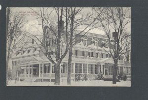 Post Card Ca 1910 Dalton Ma Photo Type The Irving House