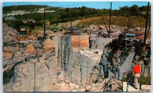 M-56610 Rock of Ages Granite Quarry Barre Vermont USA