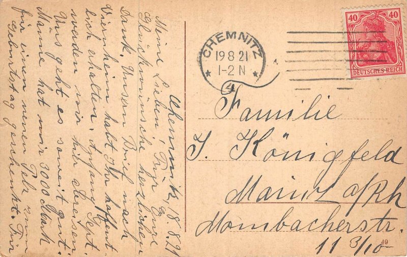 Lot132 germany chemnitz markt mit rathaus tram