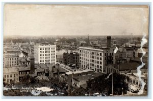 c1910's Birds Eye View Bethe Green Bay Wisconsin WI RPPC Photo Unposted Postcard