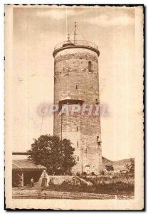 Old Postcard Cluny Round Tower