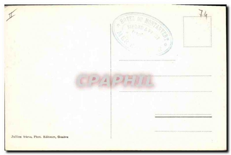 Old Postcard Chamonix Mountaineering not bad and the sea ice