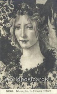 Gall Ant Mod La Primavera Dettaglio Firenze Italy Postcard