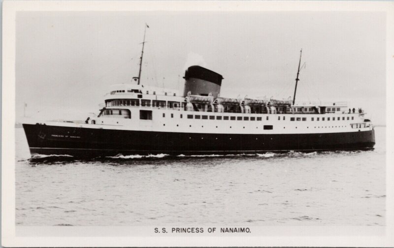 SS 'Princess of Nanaimo' Ship Steamship Unused Gowen Sutton RPPC Postcard H5