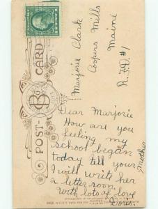 Divided-Back PRETTY WOMAN Risque Interest Postcard AA8094