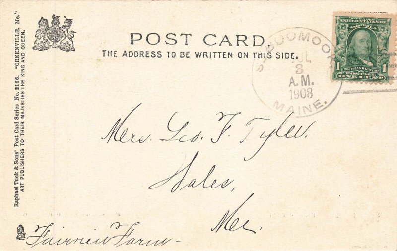 Greenville ME Union Church, Raphael Tuck Postcard. 