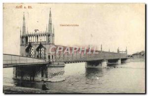 Old Postcard Kehl Eisenbahnbrücke